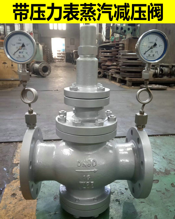 帶壓力表蒸汽減壓閥Y43H